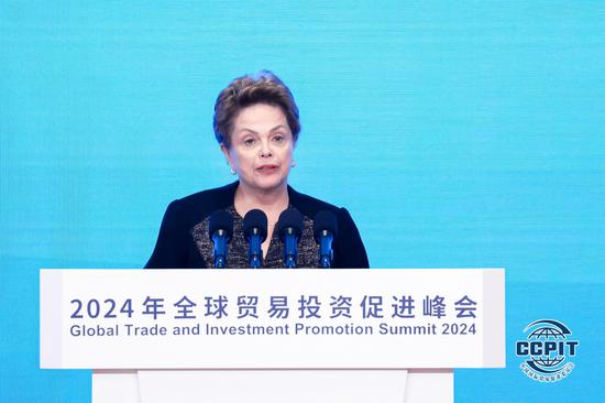 新开发银行行长罗塞夫 主办方供图 新开发银行行长罗塞夫 主办方供图